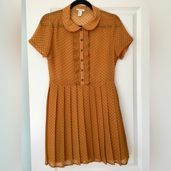 Dresses & Skirts - F21 Orange Polka Dot Retro-style Dress, Size S, Forever21
